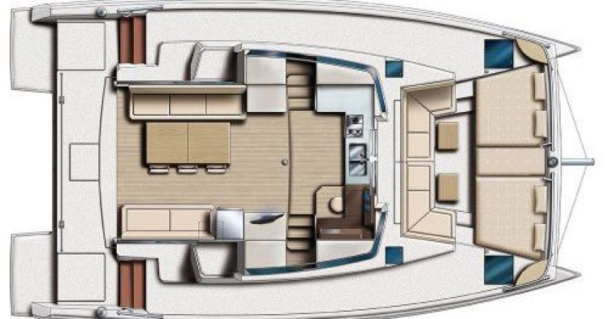 Spain Mallorca - Catana Group Bali 4.0 - 4 + 2 cab.