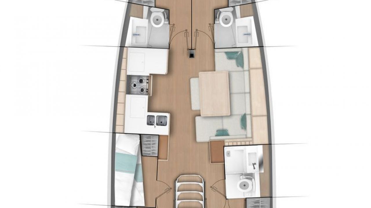 Croazia Primošten - Jeanneau Sun Odyssey 490 - 5 + 1 cab.