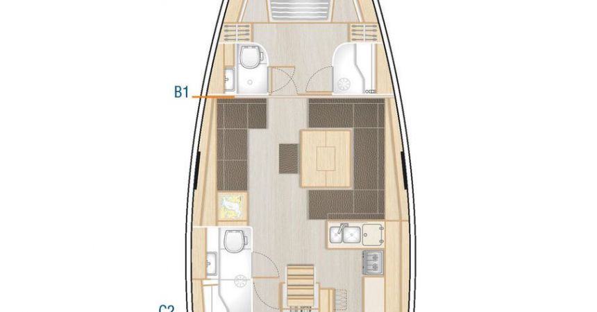 Croatia Trogir - Hanse Yachts Hanse 458 - 3 cab.