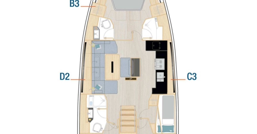 Croatia Trogir - Hanse Yachts Hanse 510 - 4 + 1 cab.