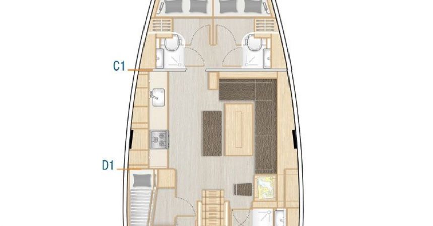 Croatia Biograd - Hanse Yachts Hanse 508 - 5 + 1 cab.