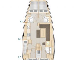 Croatia Kaštela/Split - Hanse Yachts Hanse 508 - 5 + 1 cab.